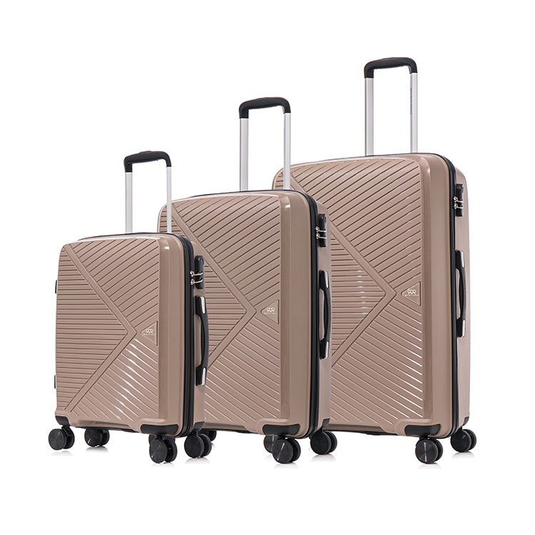 Stockholm | Bruin | 3-delige set