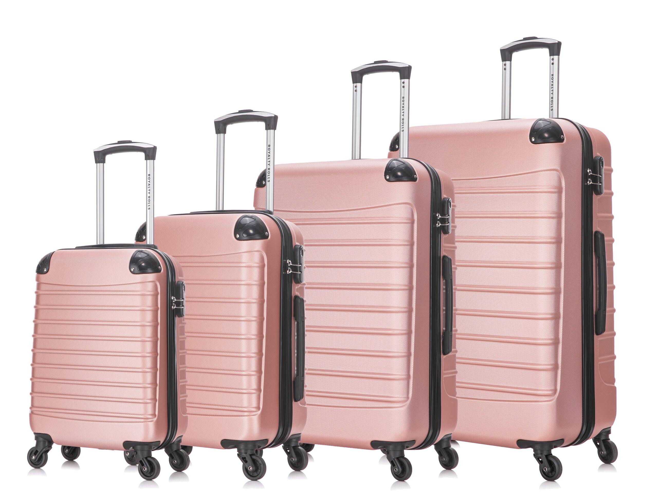 Sydney | Rosé goud | 4-delige set