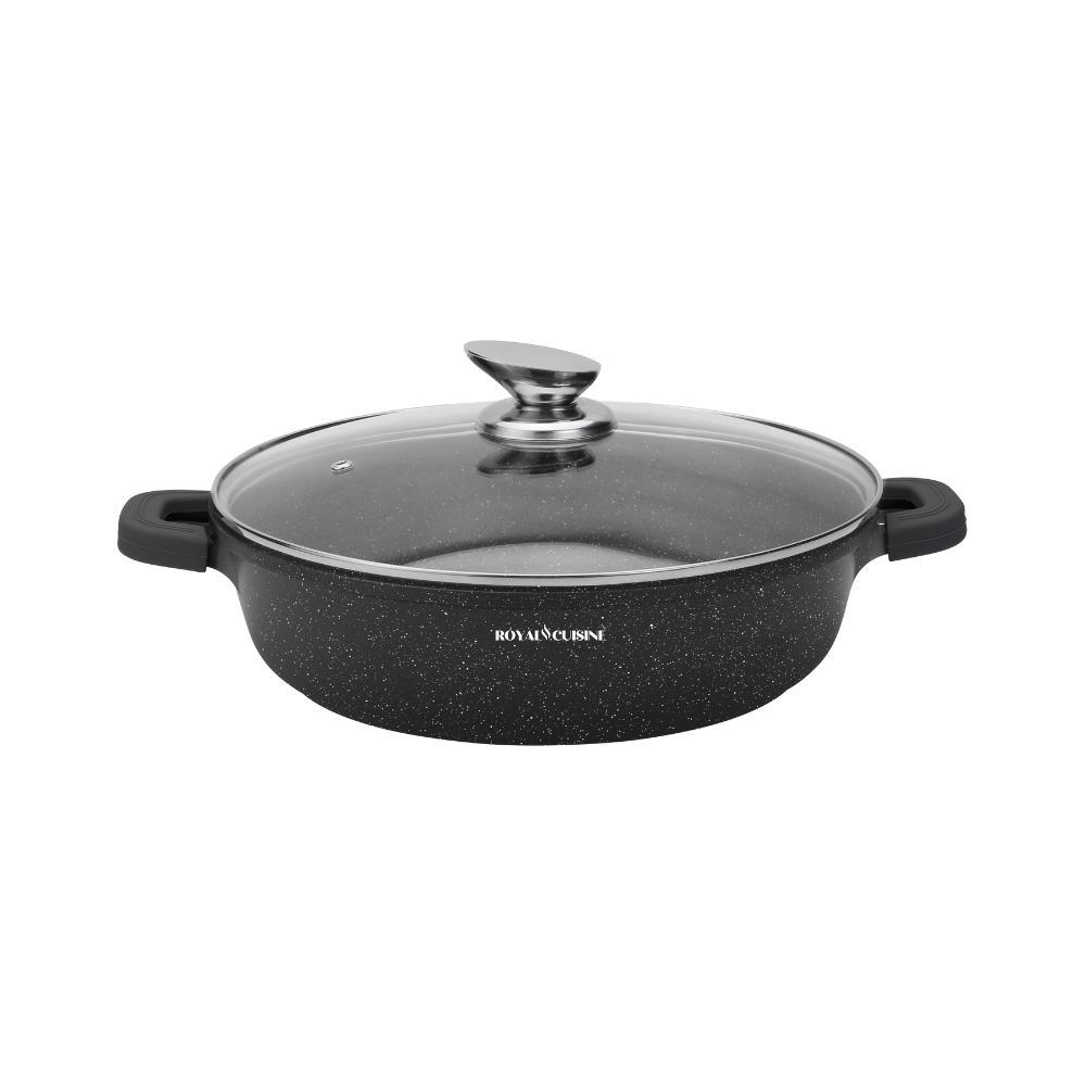 Royal Cuisine braadpan 28, 32, 36, 40 CM kleur zwart