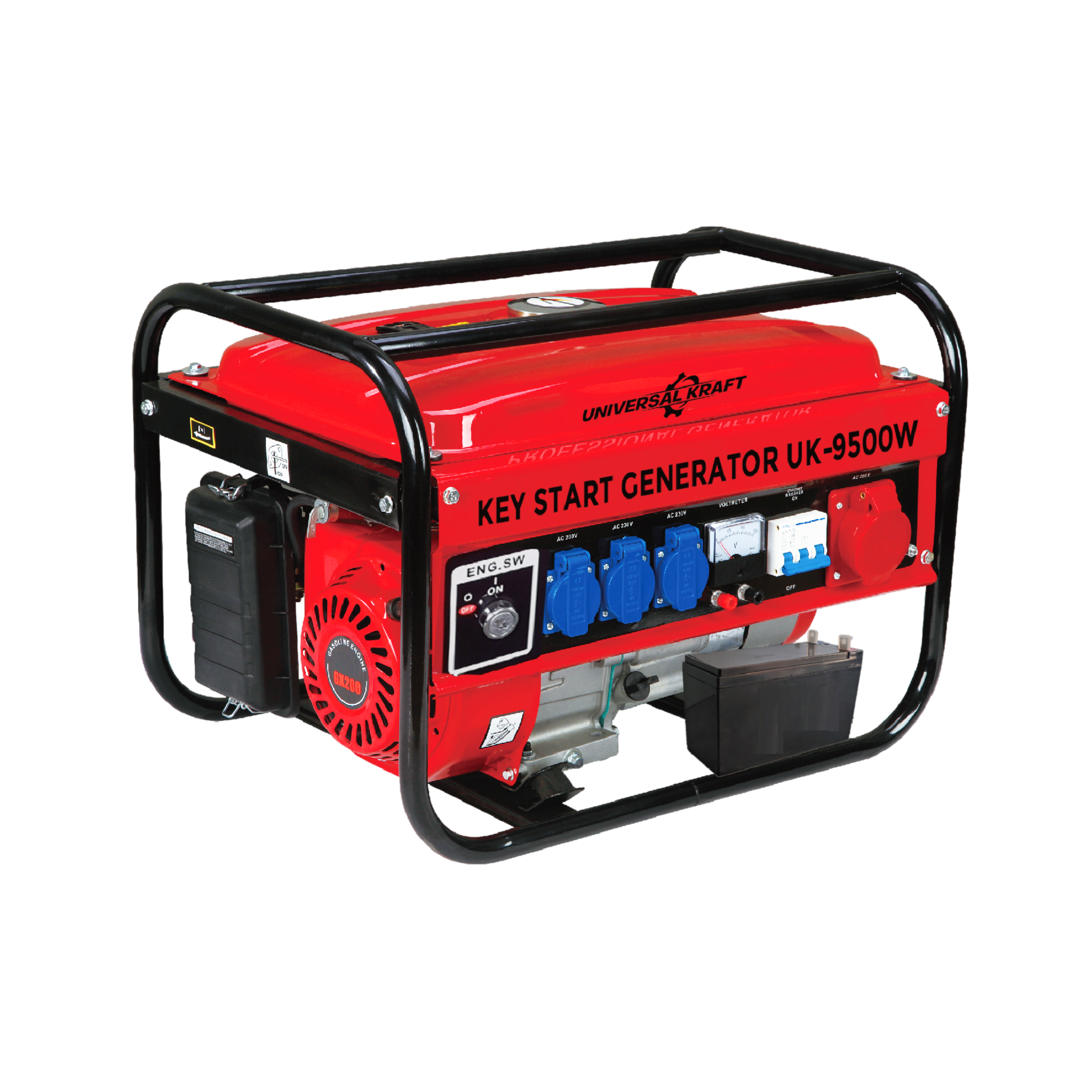 Universal Kraft sleutel start aggregaat stroom generator op benzine