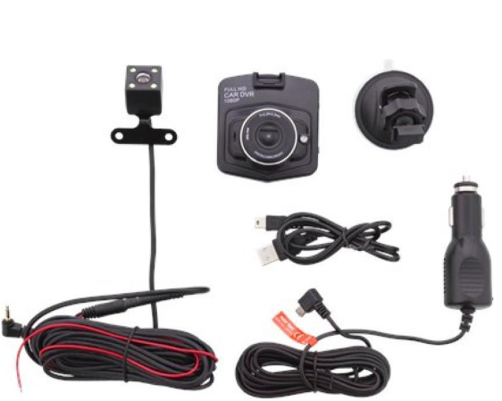 Dash cam digital video Recorder voor in de auto met 2 cameras