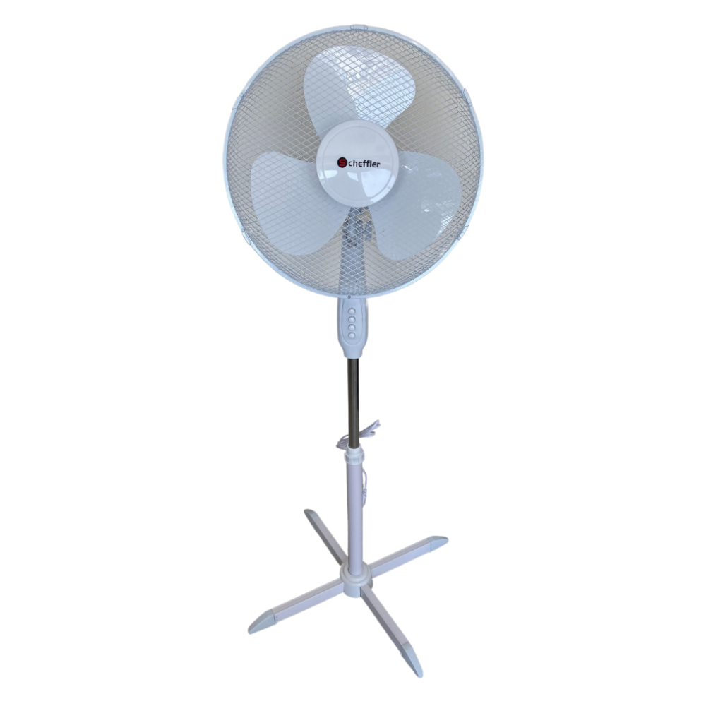 Ventilator 16 inch met een kruis standaard van Scheffler