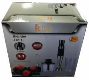 3 in 1 staaf mixer SW-268R Royal Swiss