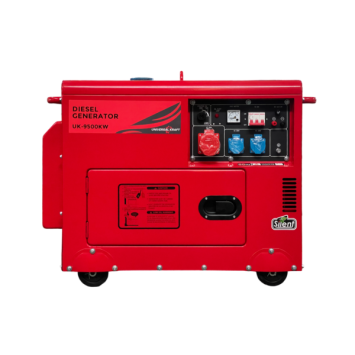 Diesel generator XL kleur rood