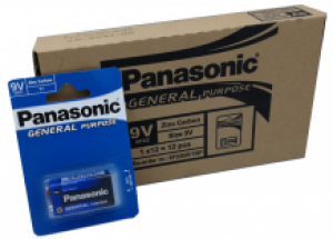 9V Batterijen 12 stuks van Panasonic