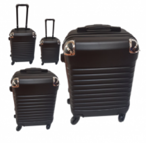 ABS koffer set, 4 delig, 4 wiel (#8008) 18, 20, 26, 28 inch